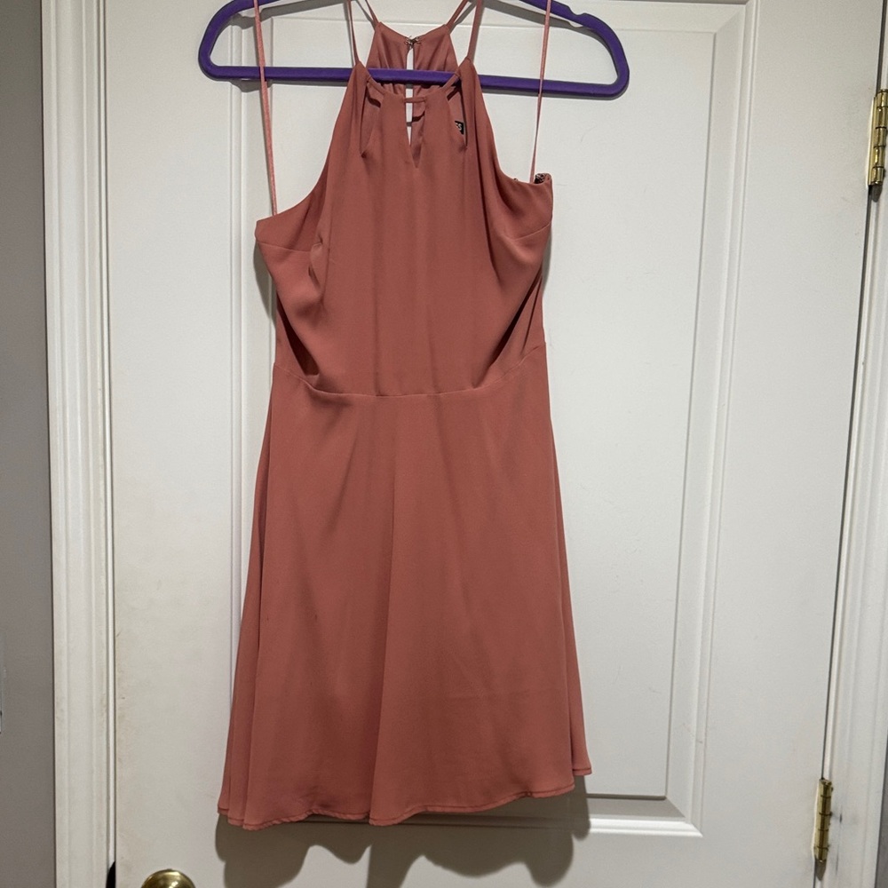 Express Women's Mini Dress in Dusty Rose